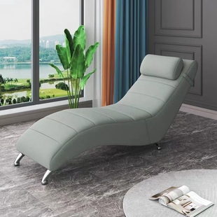 懒人沙发贵妃椅现代小户型简易欧式单人沙发，卧室躺椅情侣s型沙发