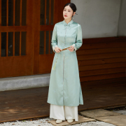 唐装上衣女中国风禅意新中式女装改良汉服旗袍高端禅服茶服工作服