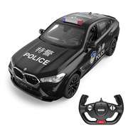 星辉宝马X6 奥迪Q7警车版遥控汽车模型仿真充电动儿童玩具男孩