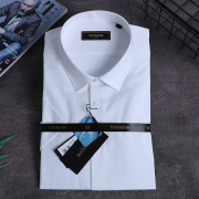 雅戈尔白色商务正装透气短袖衬衫男士潮流，纯色半袖vszx124855bfy