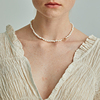 wearring天然异形巴洛克珍珠，项链女欧美复古网红锁骨链气质
