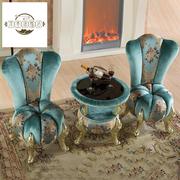 卧室茶几椅子三件套欧式阳台桌椅喝茶休闲桌椅组合实木套件