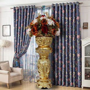 豪华落地大花瓶套装，仿真花艺插花欧式现代家居客厅插花装饰
