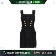 香港直邮Balmain 巴尔曼 女士 后拉链连衣裙 BF0R5013XF91