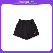 日本直邮mizuno美津浓女式排球运动比赛标准，款短裤黑x青柠s