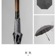 男日系自动伞!女黑雨伞长柄，双人把直杆，弯英伦伞绅士抗风商务复古