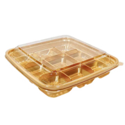 九宫格月饼盒塑料盒五个起售少拍不发蛋糕甜点9入麻薯泡芙打包盒