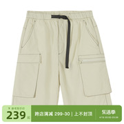 美特斯邦威短裤男士2024夏季潮流学院工装风时尚舒适休闲短裤