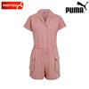 puma彪马短袖女装夏季女子连身衣短袖，短裤粉色运动套装535232