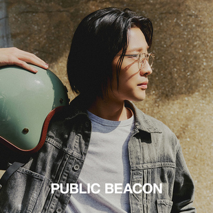 PUBLICBEACON （new）透明眼镜框宁艺卓同款近视眼镜女 MUSEUM.42