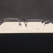 CHARMANT夏蒙镜框纯钛线钛XL1832男士商务半框超轻舒适日本眼镜架