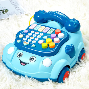 婴儿童电话机玩具仿真音乐，座机益智1男孩早教，一岁女宝宝多功能6月