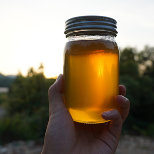 华农兄弟土蜂蜜，纯正天然百花蜜，农产品500g