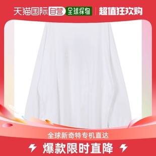 韩国直邮66GIRLS东大门T恤白色圆领长袖宽松设计简约个性休闲时尚