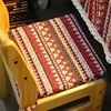 波西米亚棉麻系带海绵椅垫异域民族，风餐桌椅子垫秋冬保暖板凳坐垫