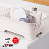 日本进口碗架沥水架碗碟架碗筷收纳盒滴水晾放碗架厨房塑料沥碗
