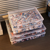 拼图收纳盒儿童乐高玩具积木透明奥特曼卡片零件小颗粒分装储物盒