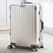 旅行箱全铝镁合金拉杆箱商务行李箱金属密码硬箱子万向轮登机箱