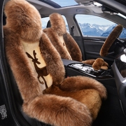 丰田霸道新普拉多中东版2700 4000专用汽车坐垫冬季羊毛保暖座套