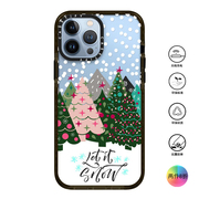 香港Casetify  LET IT SNOW圣诞树适用iPhone14/13/12/Pro/Max手机壳