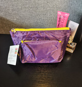 2023出口欧美紫色大容量轻便耐用防水旅行万用袋收纳袋化妆包