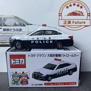 12月多美卡tomica合金车，模型玩具大阪府警车，特注丰田2023