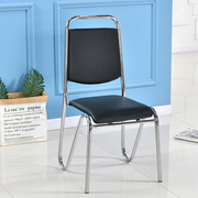 成人简易时尚椅简约学习会议椅塑料椅子纯色靠背椅餐椅办公休闲椅