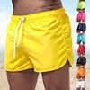 男士沙滩裤短裤多色健身运动裤衩男士三分桃皮绒冲浪短裤