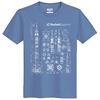 Gekiux联盟号火箭潮流T恤geek蓝色半袖宇航太空男短袖圆领纯棉T恤