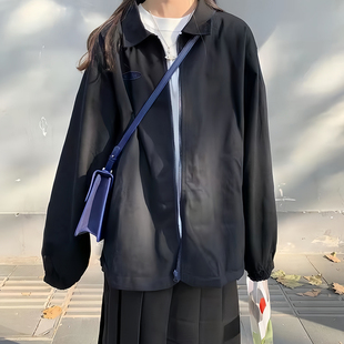 2023秋季教练服夹克薄外套女学生bf原宿风盐系，上衣ins小个子