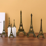 巴黎埃菲尔铁塔模型 巴黎梦想 金属工艺摆件 桌面家居装饰品