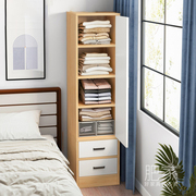 40cm窄款省空间单人小型迷你木质衣柜衣服收纳储物柜置物柜MS3109