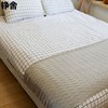 北欧地中海清新孔雀绿床尾，搭毯沙发毯午睡盖毯空调，针织毯靠垫套
