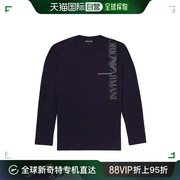 香港直邮EMPORIO ARMANI 男士深紫色长袖T恤 P1T22J-P1Q4J-828