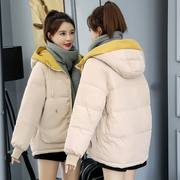 羽绒棉服少女短款冬季2022初中高中学生韩版棉袄加厚棉衣外套