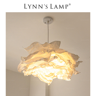 lynn‘s立意日式云朵纸艺，吊灯个性创意卧室书房，北欧简约棉花糖灯
