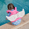 儿童游泳圈天使背心翅膀网红充气2-8岁宝宝救生衣，浮力衣水袖