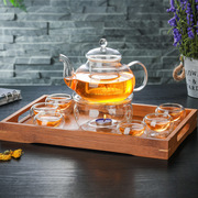 茶具用品大全高硼硅玻璃套装茶杯功夫茶耐高温加厚茶水分离泡茶壶
