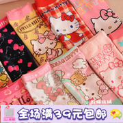 出口日本卡通hello kitty猫短袜女士袜子棉袜短筒袜可爱袜子女袜