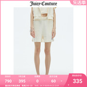 Juicy Couture橘滋短裤女2023夏季复古显瘦休闲运动针织短裤