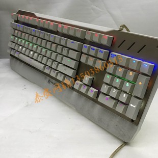 狼记T5 T200彩虹背光机械键盘 游戏键盘青轴 网咖电竞手托USB有线