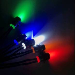 超高亮灯珠led发光二极管，指示灯开孔8mm带线灯座v6v12v24v220v
