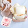 日本进口正方形口袋三明治模具面包机三文治diy自制早餐家用