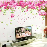 大型客厅电视背景墙壁装饰墙，贴纸卧室浪漫温馨创意墙上贴画树