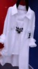 韩版网纱防晒字母衬衫吊带洋气两件套女24年春夏中长防晒套装