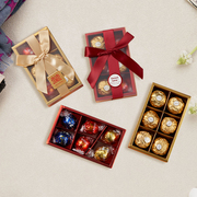 费列罗巧克力6粒喜糖成品礼盒婚礼，糖盒含糖送礼物糖果满月伴手礼