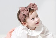欧美流行儿童发带亲子头带纯棉加厚弹力兔耳朵头带护囟门宝宝发饰