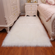 牧诺床边毯卧室地毯客厅茶几地毯沙发毛绒地毯简约现代满铺仿羊毛