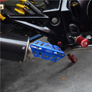 摩托车电动车小猴子m3改装配件，前叉防摔盖助力车排气管装饰盖