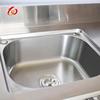 加厚厨房简易不锈钢水槽带工作台单槽支架一体洗碗池出租房洗菜盆